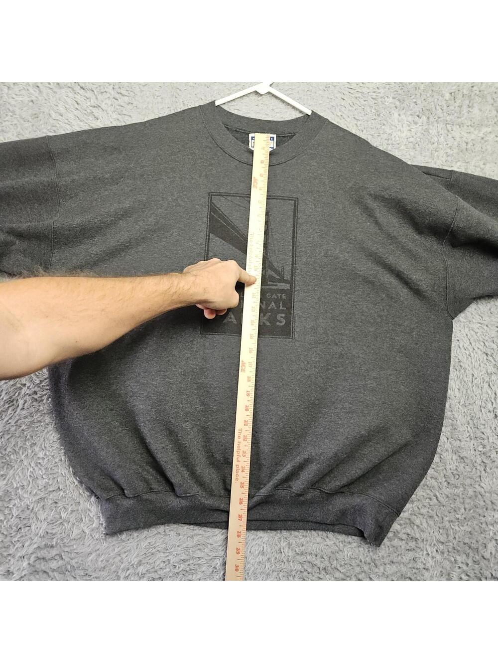 Vintage Sweatshirt Golden Gate National Parks 2XL Hanes Ultimate Cotton - Picture 9 of 12